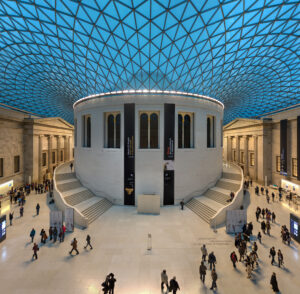 Entrance hall of British Museum